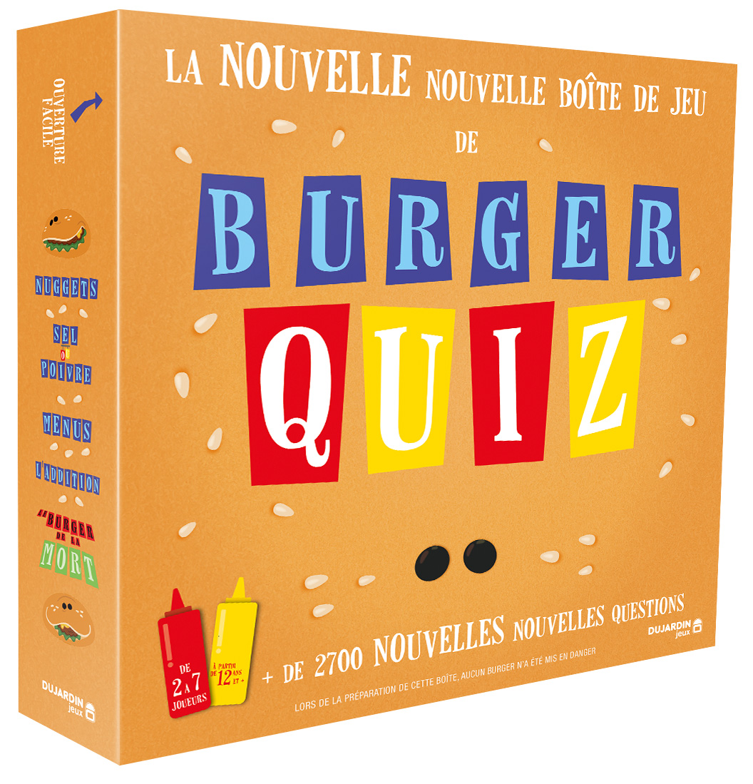 Burger Quiz : la nouvelle nouvelle boîte de jeu
